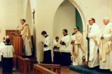 Fr Tranter celebrates his first mass