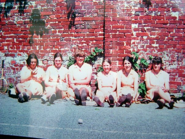 Sunbathing on the Tennis Court 1969